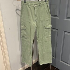 Cider Light Olive Utility Cargo Pants